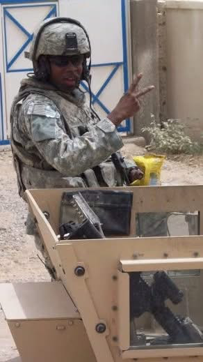 Ja’vion Brown during his Army field service